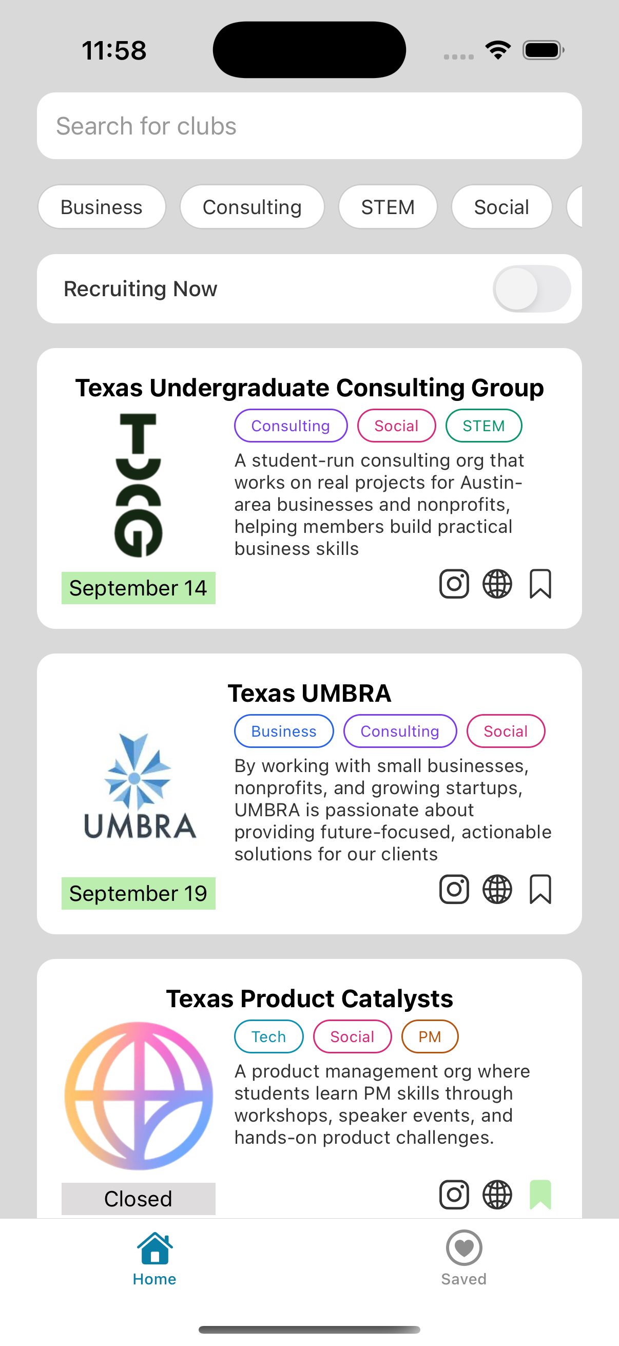Hive app screenshot